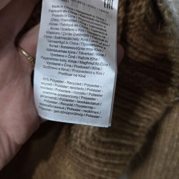 NWT Vero Moda Brown O-Neck Nordic Sweater Small - Picture 6 of 8